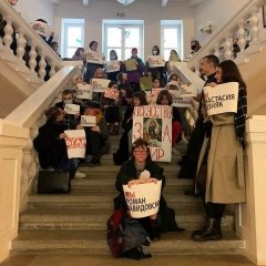 Рэктар БДАМ адлічыў 3 студэнтаў за акцыі пратэсту